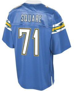 Damion Square Los Angeles Chargers Nfl Pro Line Alternate Player Jersey - Powder Blue