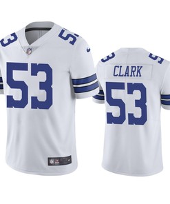 Damone Clark 53 Dallas Cowboys White Vapor Limited Jersey