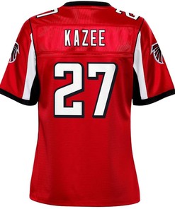 Damontae Kazee Atlanta Falcons Nfl Pro Line Womens Team Color Player Jersey - Red