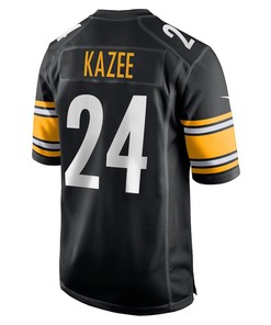 Damontae Kazee Pittsburgh Steelers Game Player Jersey - Black