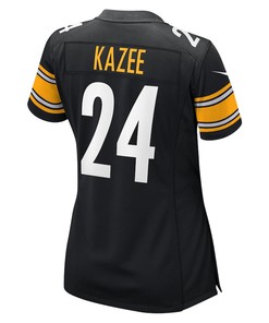Damontae Kazee Pittsburgh Steelers Women's Game Player Jersey - Black