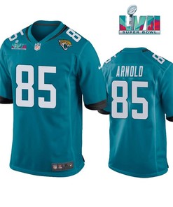 Dan Arnold 85 Jacksonville Jaguars Super Bowl LVII Super Bowl LVII Teal Men Game Jersey