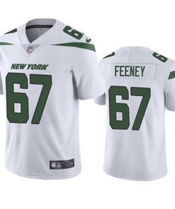 Dan Feeney 67 New York Jets White Vapor Limited Jersey