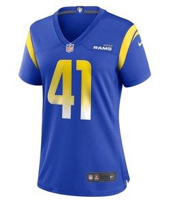 Dan Isom Los Angeles Rams Women's Game Player Jersey - Royal