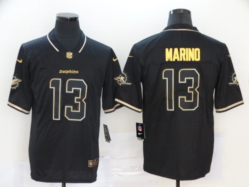 Dan Marino #13 Nfl 2020 Black Jersey