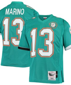 Dan Marino Miami Dolphins Mitchell & Ness 1990 Authentic Throwback Retired Player Jersey - Aqua Nfl