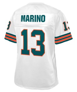 Dan Marino Miami Dolphins Nfl Pro Line Womens Retired Player Replica Jersey - White
