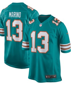 Dan Marino Miami Dolphins Retired Player Jersey - Aqua Nfl