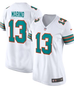 Dan Marino Miami Dolphins Womens Retired Player Jersey - White Nfl