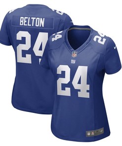 Dane Belton New York Giants Women's Game Player Jersey - Royal
