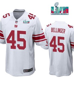 Daniel Bellinger 45New York Giants Super Bowl LVII Super Bowl LVII White Men Game Jersey