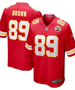 Daniel Brown Kansas City Chiefs Game Jersey - Red Nfl
