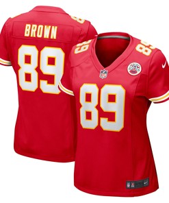 Daniel Brown Kansas City Chiefs Womens Game Jersey - Red Nfl