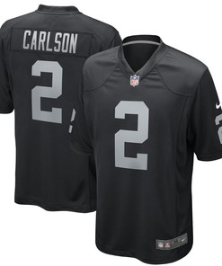 Daniel Carlson Las Vegas Raiders Game Player Jersey - Black Nfl