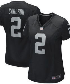 Daniel Carlson Las Vegas Raiders Womens Player Game Jersey - Black Nfl