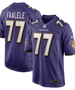 Daniel Faalele Baltimore Ravens Player Game Jersey - Purple Nfl