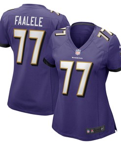 Daniel Faalele Baltimore Ravens Womens Player Game Jersey - Purple Nfl