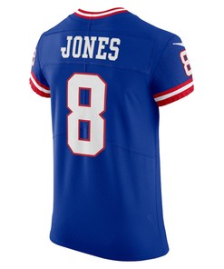 Daniel Jones 8 New York Giants Classic Vapor Elite Player Jersey - Royal