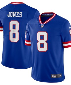 Daniel Jones 8 New York Giants Classic Vapor Limited Player Jersey - Royal