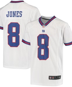 Daniel Jones New York Giants Color Rush Game Jersey - White Nfl