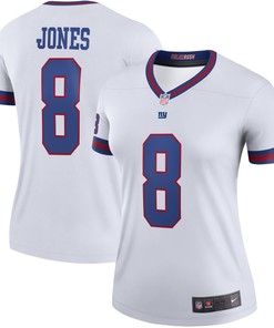 Daniel Jones New York Giants Womens Color Rush Legend Player Jersey - White Nfl