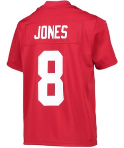 Daniel Jones New York Giants Youth Inverted Team Game Jersey - Red