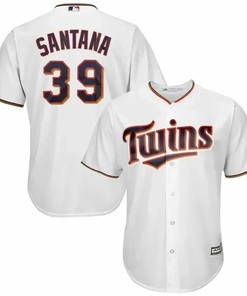 Daniel Santana Minnesota Twins Cool Base Player Jersey - White