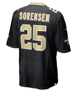 Daniel Sorensen New Orleans Saints Game Player Jersey - Black