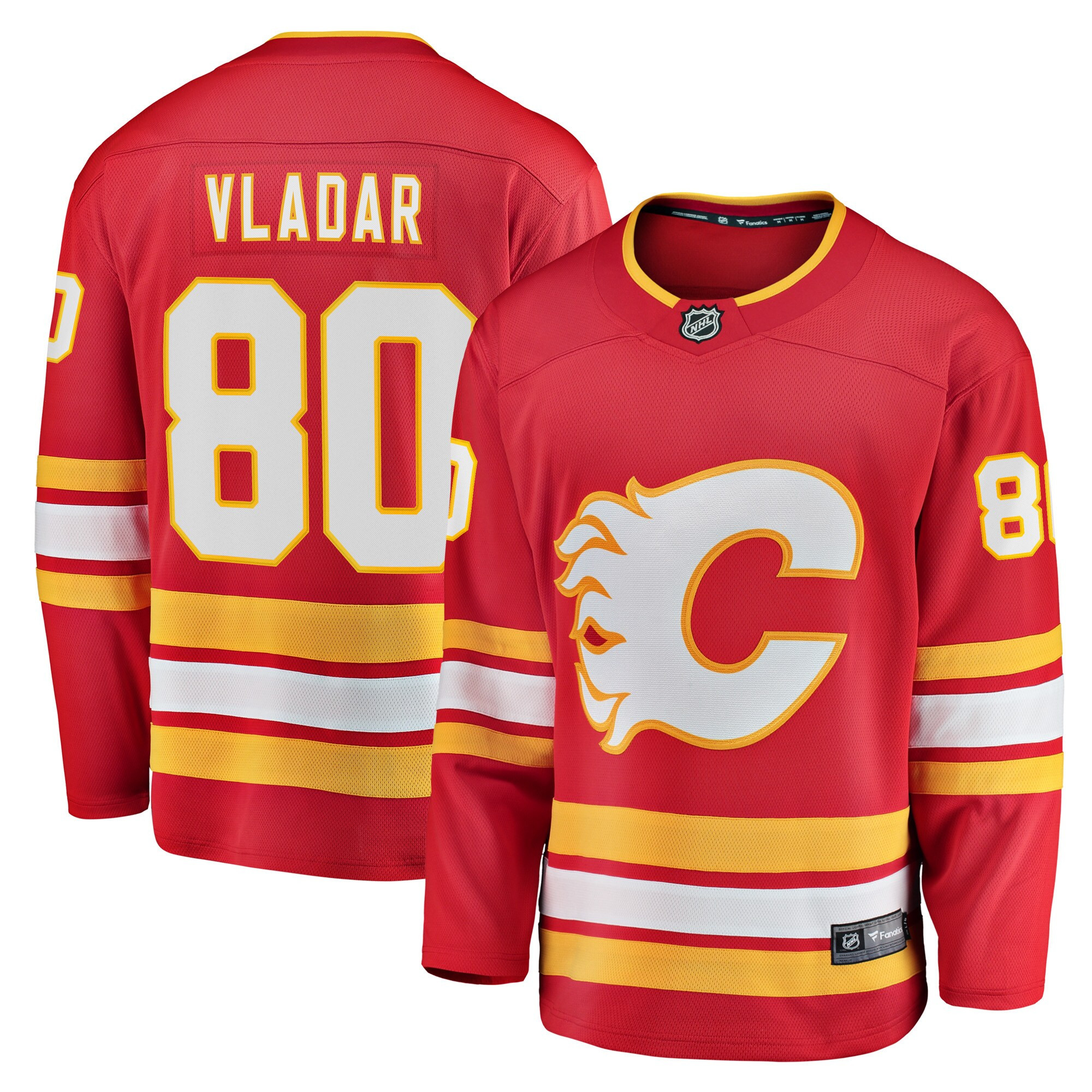 Daniel Vladar Calgary Flames Fanatics Branded Home Breakaway Player Jersey - Red Nhl