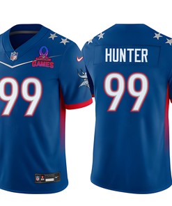 Danielle Hunter 99 Vikings Pro Bowl 2023 Patch Men Jersey - Blue