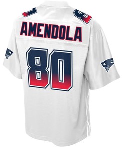 Danny Amendola New England Patriots Nfl Pro Line By Fanatics Branded Fade Fashion Jersey - White