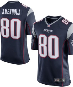 Danny Amendola New England Patriots Nike Game Jersey - Navy Blue/silver