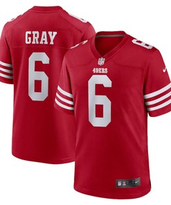Danny Gray San Francisco 49ers Game Player Jersey - Scarlet