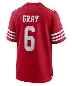 Danny Gray San Francisco 49ers Game Player Jersey - Scarlet