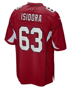 Danny Isidora Arizona Cardinals Game Player Jersey - Cardinal