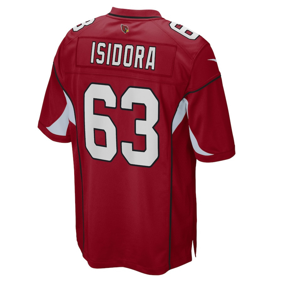 Danny Isidora Arizona Cardinals Game Player Jersey - Cardinal