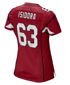 Danny Isidora Arizona Cardinals Women's Game Player Jersey - Cardinal