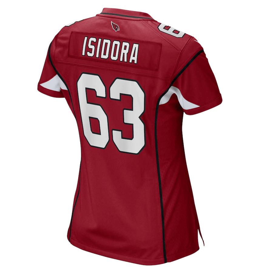 Danny Isidora Arizona Cardinals Women's Game Player Jersey - Cardinal