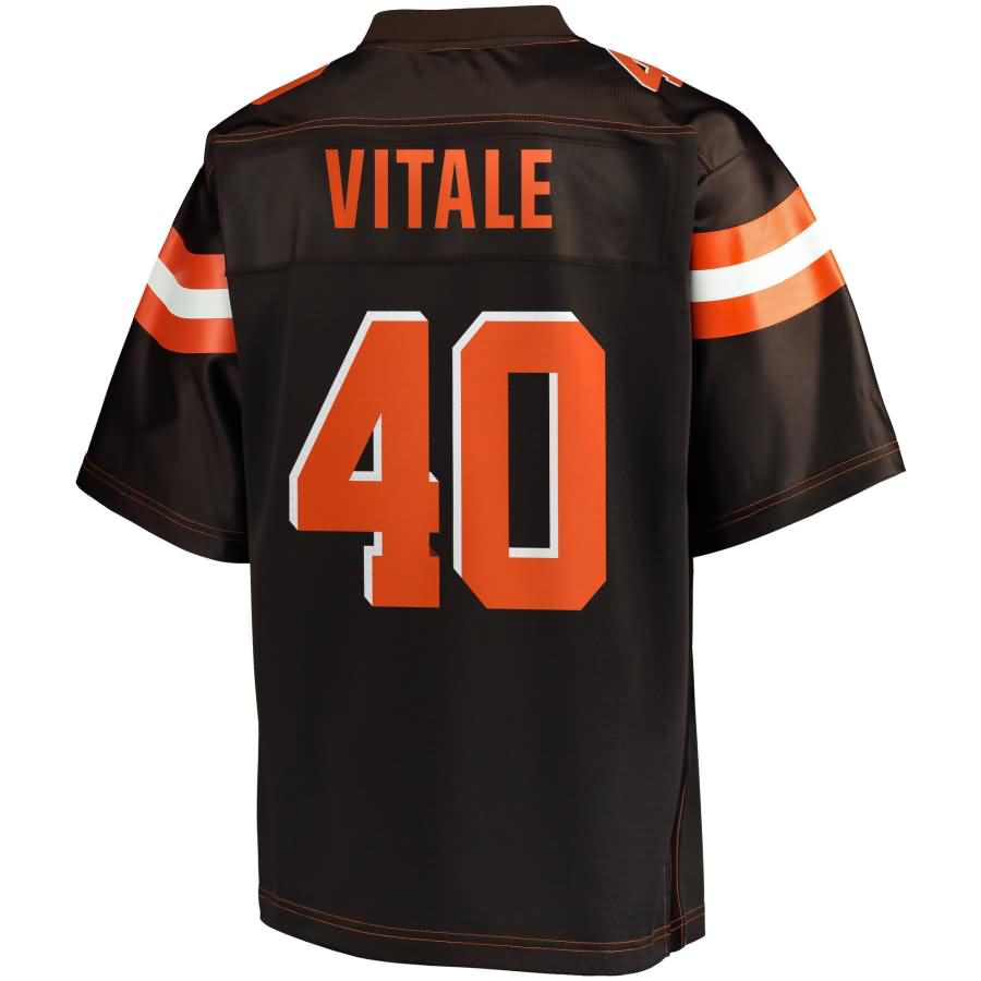 Danny Vitale Cleveland Browns Nfl Pro Line Youth Player Jersey - Brown