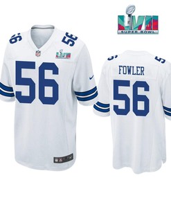 Dante Fowler Jr. 56 Dallas Cowboys Super Bowl LVII Super Bowl LVII White Men Game Jersey