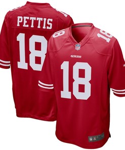 Dante Pettis 18 San Francisco 49ers Player Game Jersey - Scarlet