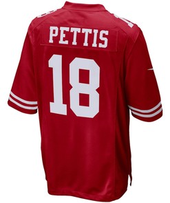 Dante Pettis 18 San Francisco 49ers Player Game Jersey - Scarlet
