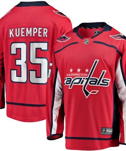 Darcy Kuemper Washington Capitals Fanatics Branded Home Breakaway Player Jersey - Red Nhl