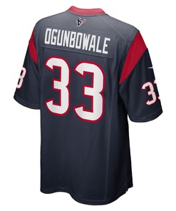 Dare Ogunbowale Houston Texans Game Player Jersey - Navy