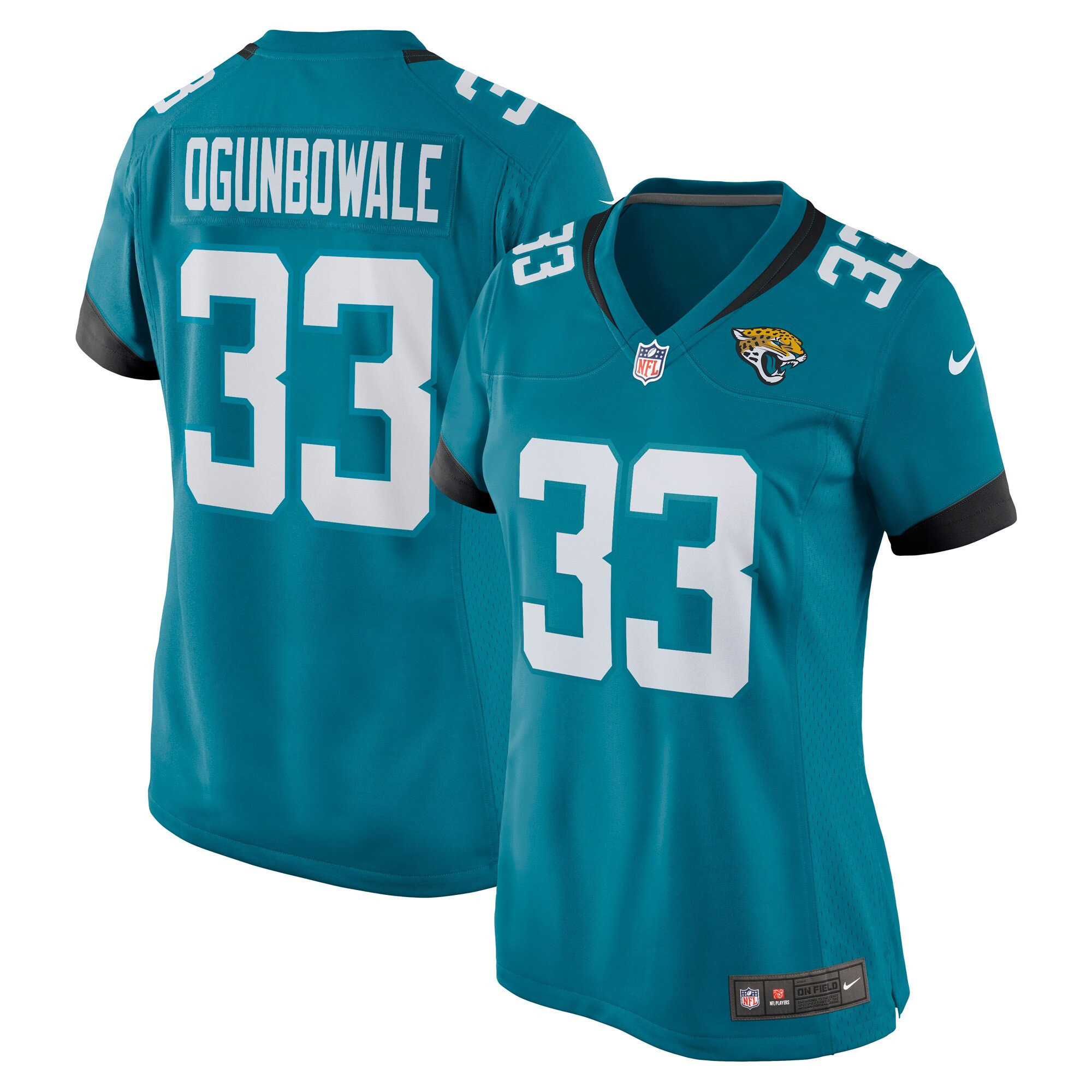 Dare Ogunbowale Jacksonville Jaguars Womens Game Jersey - Teal Nfl