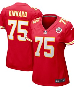 Darian Kinnard Kansas City Chiefs Womens Game Player Jersey - Red Nfl