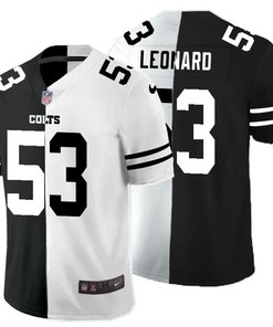 Darius Leonard #53 Nfl 2020 Black And White Jersey