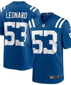 Darius Leonard #53 Nfl 2020 Blue Jersey