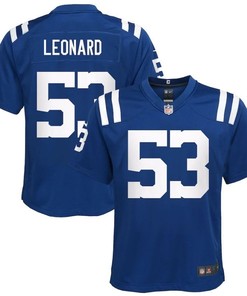 Darius Leonard #53 Nfl 2020 Navy Blue Jersey
