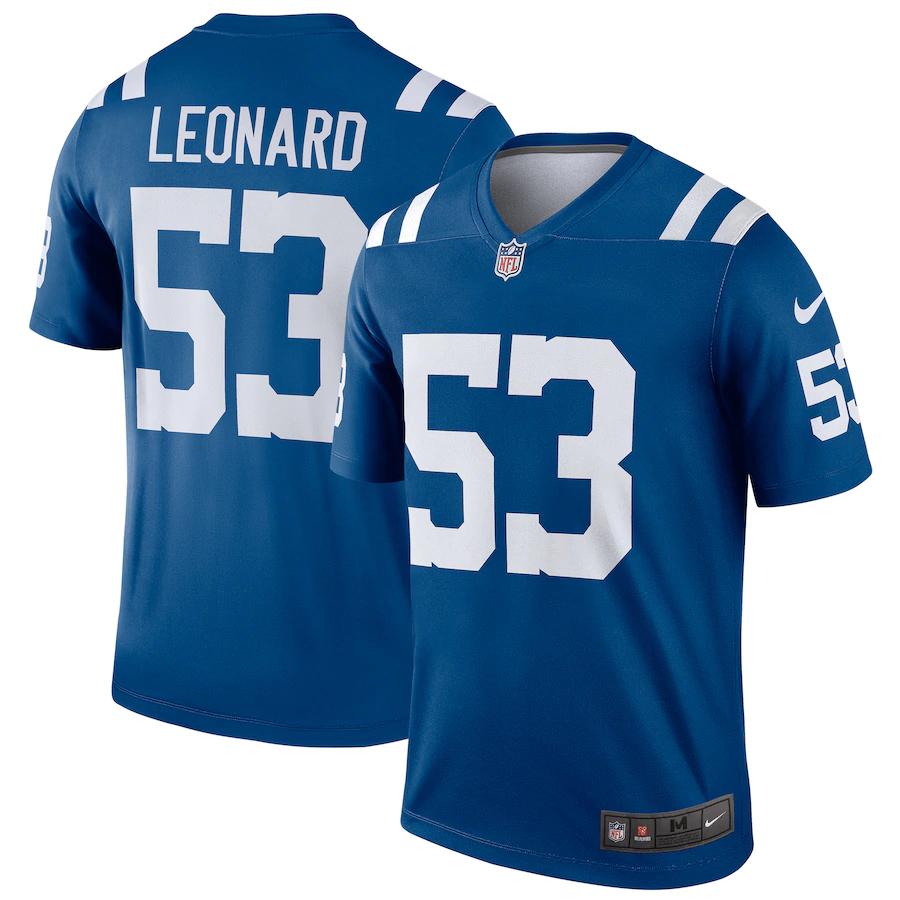 Darius Leonard Indianapolis Colts Nike Legend Jersey - Royal
